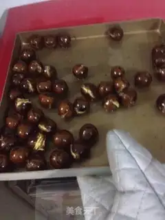 Make Sugar roasted chestnuts step 2