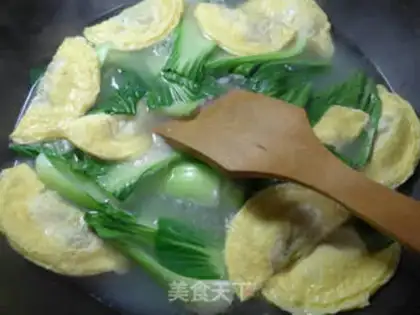 Make Creamball fan soup step 4