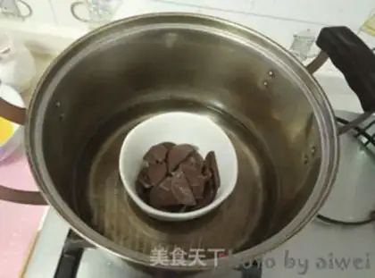 Make Chocolate lava cake step 1