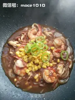 Make Seafood noodles step 6