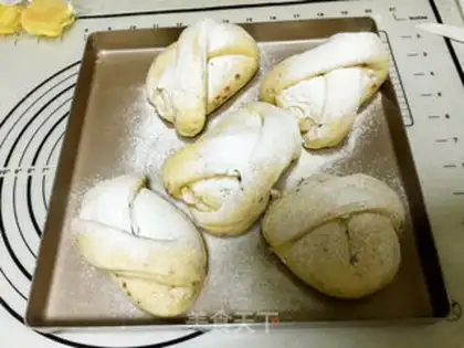 Make All wheat bean milk buns step 13