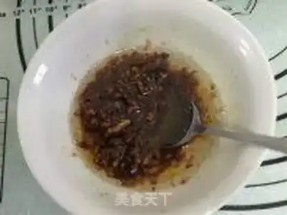 Make Garlic fan sap step 2
