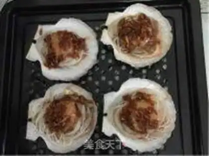 Make Garlic fan sap step 4