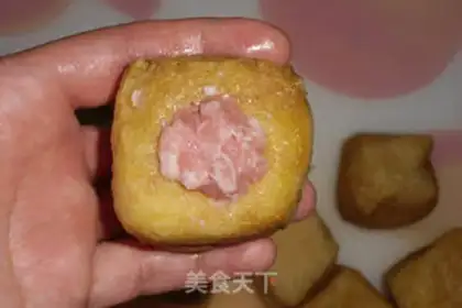 Make Garlic tofu step 1