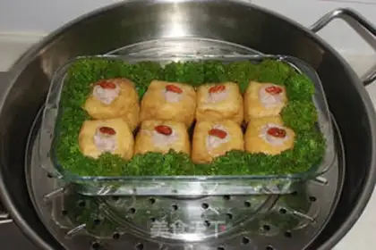 Make Garlic tofu step 6
