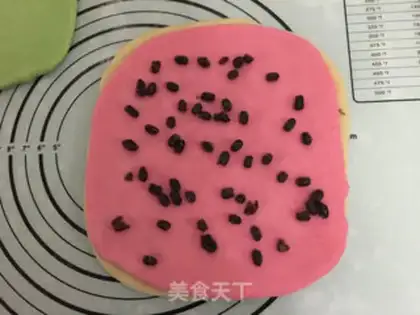 Make Bean three-colored toast step 11