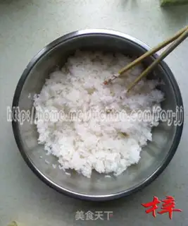 Make Ham crab sushi step 1