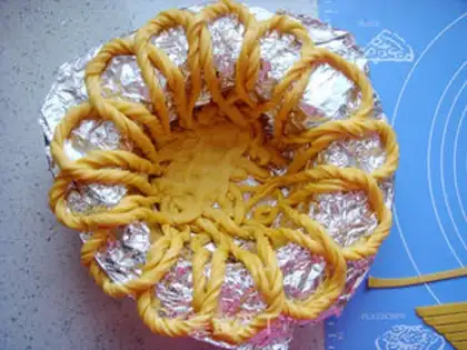 Make A basket of dried fruit bread step 13