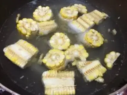 Make Chicken with corn step 5