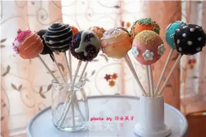 Make Lollipop cake step 22