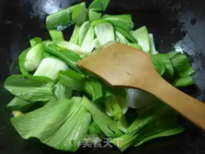 Make Curry egg green step 4