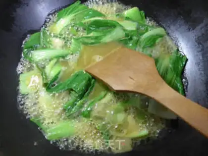 Make Curry egg green step 6