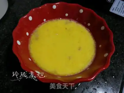Make Meat, shrimp, eggs step 4