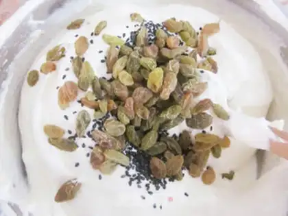 Make raisin sesame ricin cake step 21