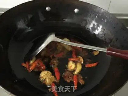 Make Spicy dry shrimp step 4