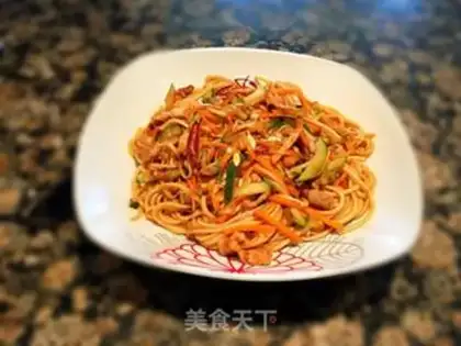 Make Three pieces of noodles step 9