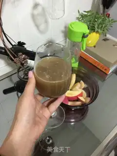 Make Apple sieve honey juice step 6