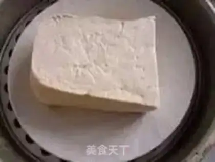 Make Gold and silver tofu step 1