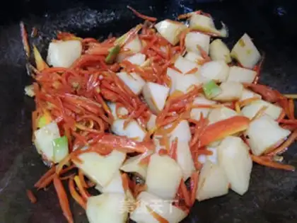 Make Potato carrot rice step 6