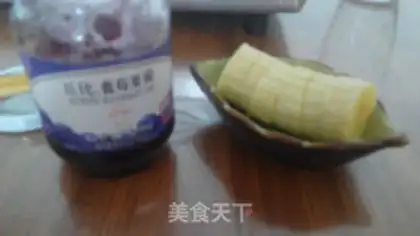 Make Blueberry banana pie step 2