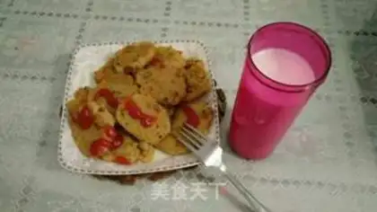 Make Healthy bean cake step 4