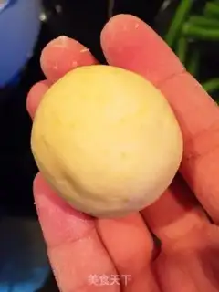 Make Red potato ball step 7