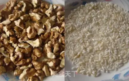 Make walnut sesame plaza step 1