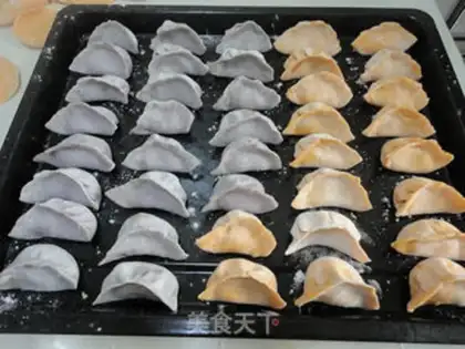 Make The colored dumplings of the winter step 4