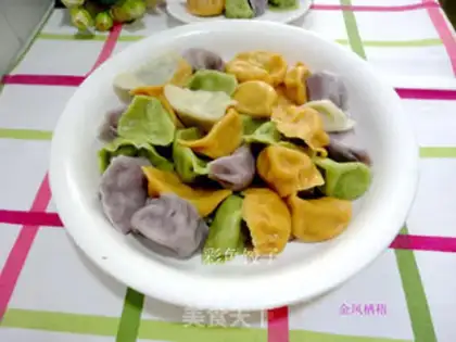 Make The colored dumplings of the winter step 6