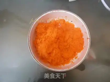 Make Carrot egg buns step 2