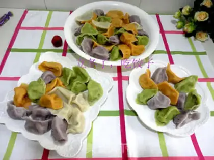Make The colored dumplings of the winter step 8