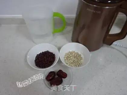 Make Red bean rice soy step 0