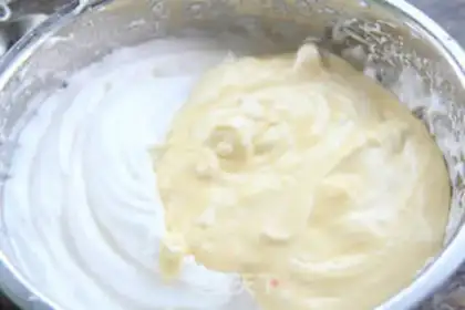 Make A yellow cake roll step 5