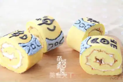Make A yellow cake roll step 10