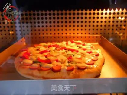 Make Autumn sausage Pizza step 25