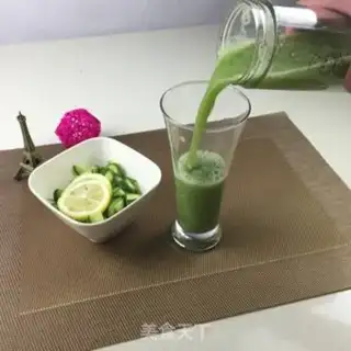 Make cucumber lemon honey juice step 5