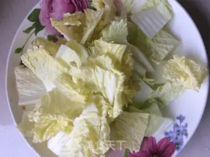 Make The cabbage makes pork blood step 0