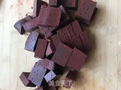 Make The cabbage makes pork blood step 1
