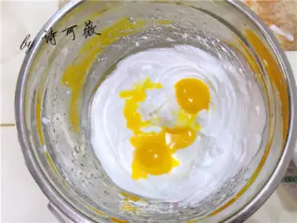 Make Six-inch cotton cake step 4