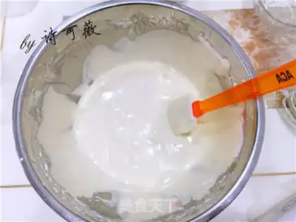 Make Six-inch cotton cake step 7