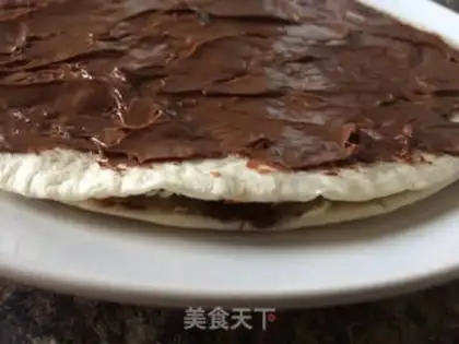 Make Chocolate cheese pizza step 2