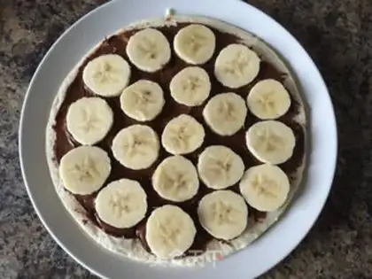 Make Chocolate cheese pizza step 3