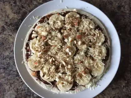 Make Chocolate cheese pizza step 5