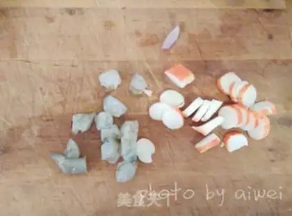 Make Shrimp sauce rice step 1