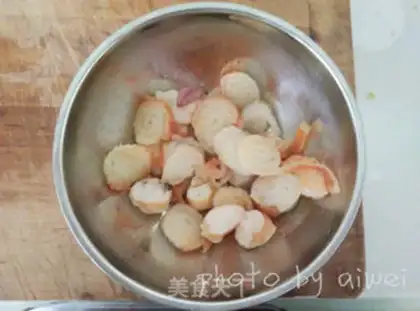 Make Shrimp sauce rice step 2