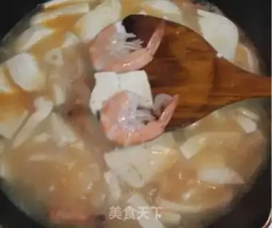 Make Shrimp tofu soup step 5