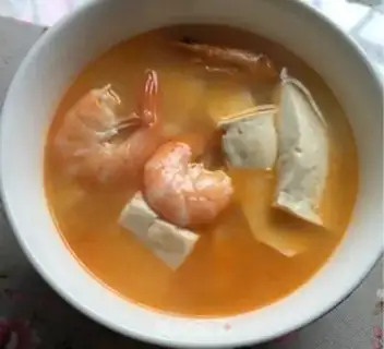 Make Shrimp tofu soup step 6