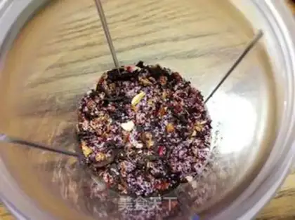 Make Blueberry and tea cookies step 1