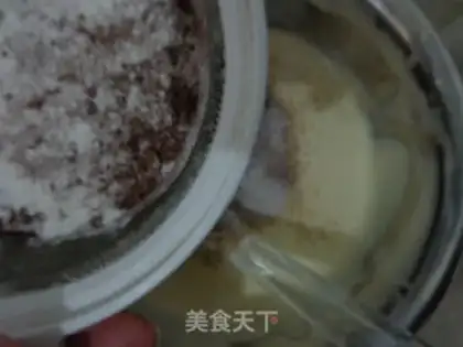 Make Coco sponge cake step 10