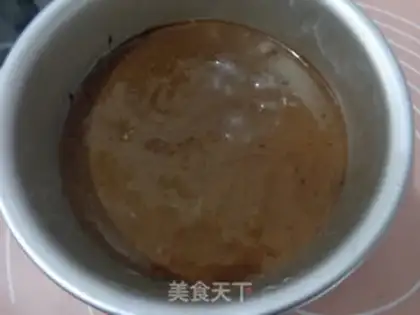 Make Coco sponge cake step 12
